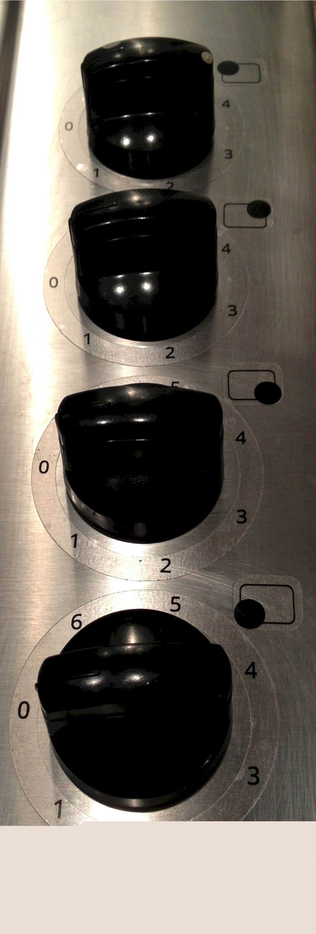 replacement hob dial
numbers